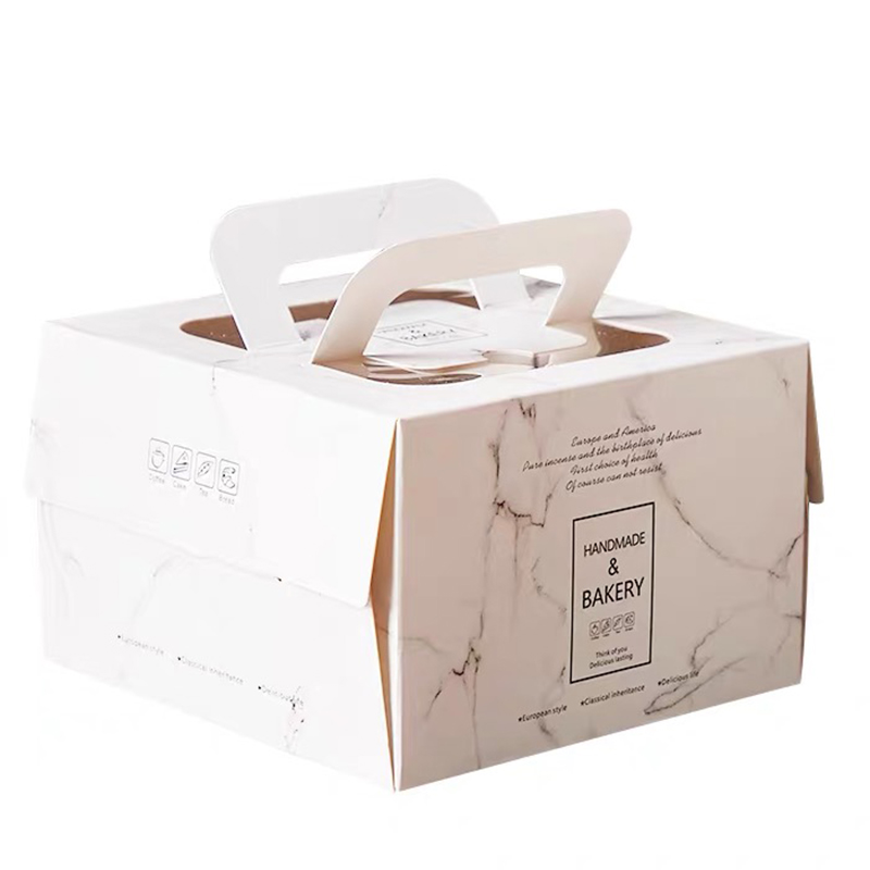 Пользовательский день рождения коробка торта складной испеченная пищевая упаковка